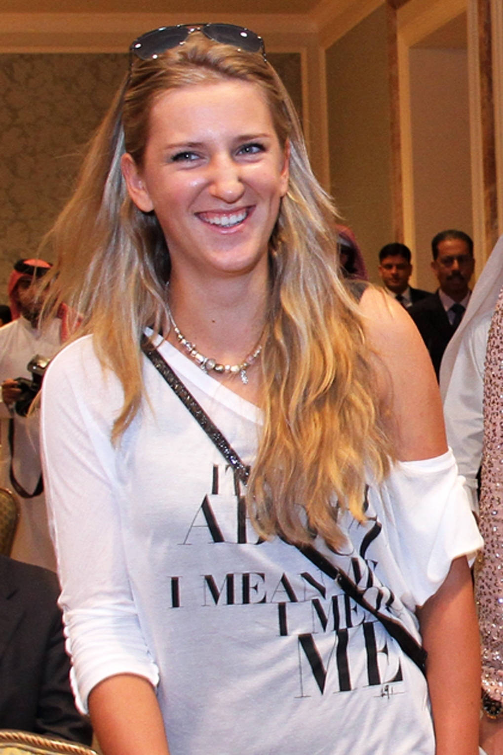 Victoria Azarenka Radiates Confidence In Casual White Attire