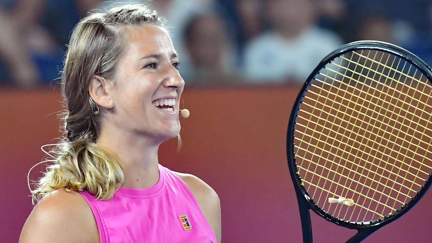 Victoria Azarenka Smiling Widely