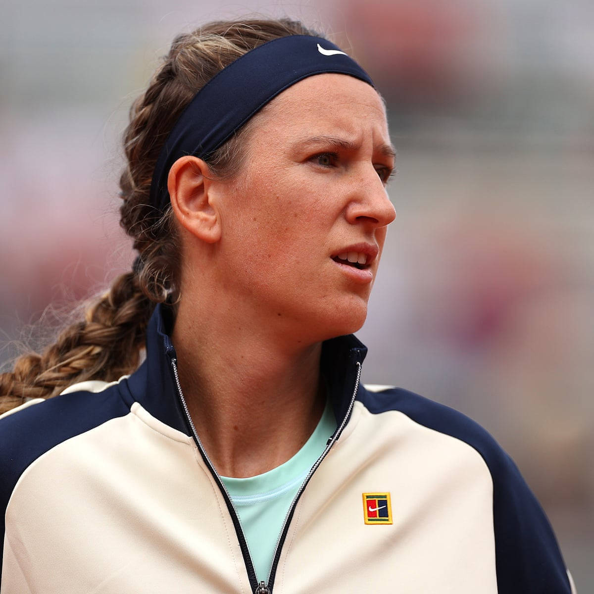 Victoria Azarenka Wearing A Jacket Background