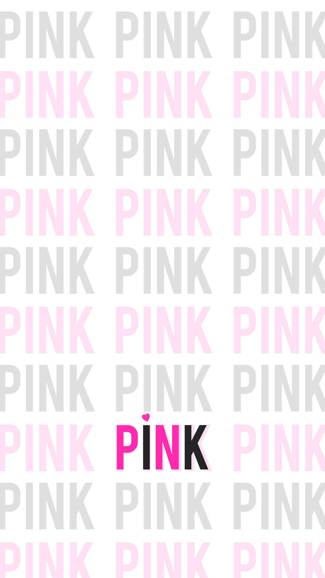 Victoria's Secret Black And Pink Logo Background