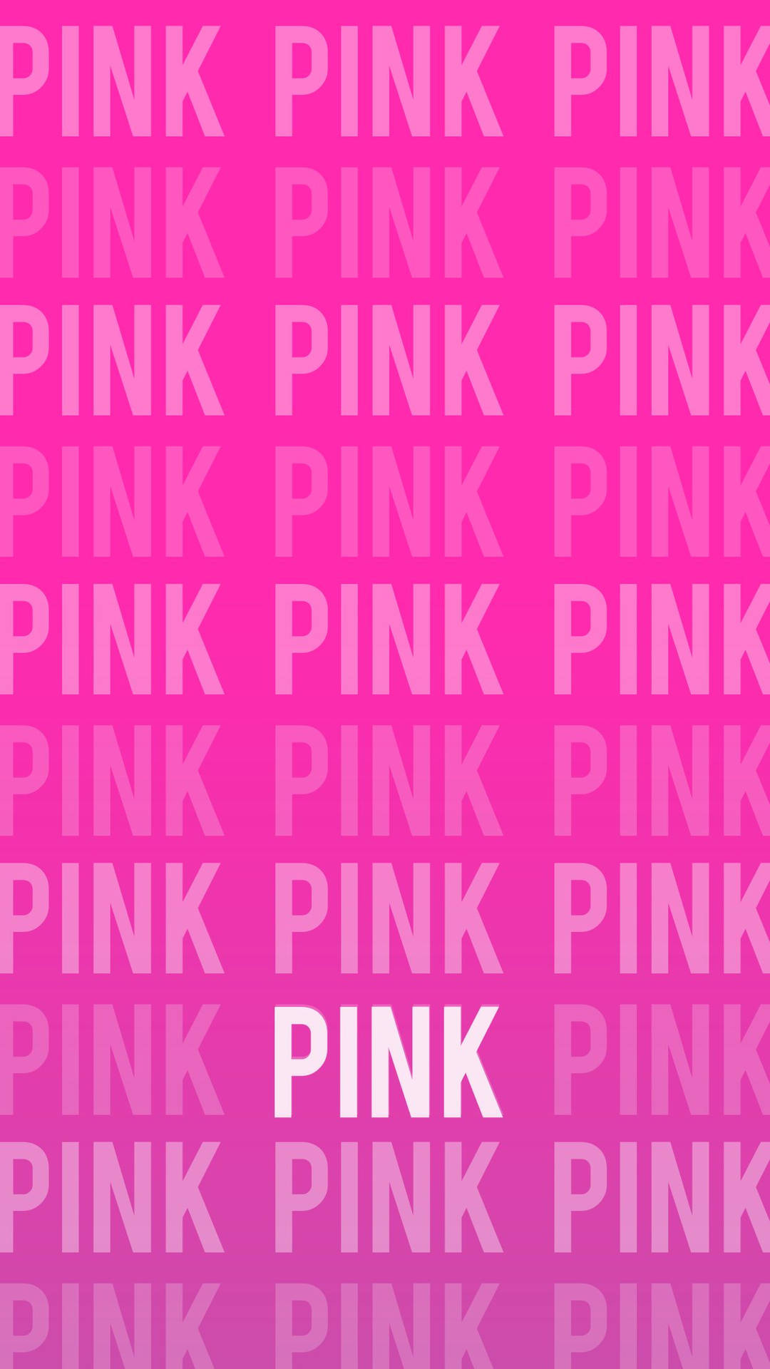 Victoria's Secret Vivid Pink Logo Pattern
