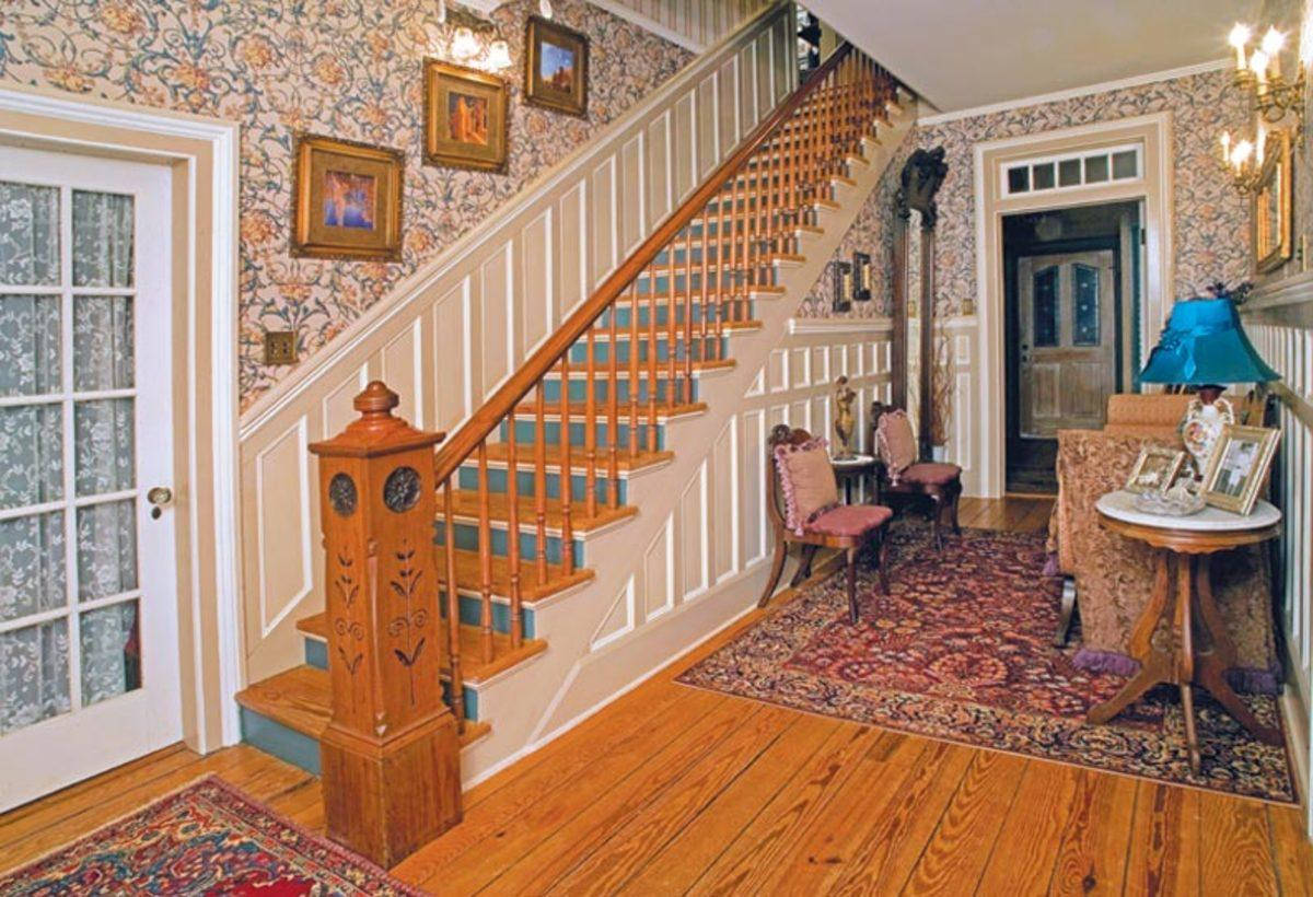Victorian Entry Hall Background