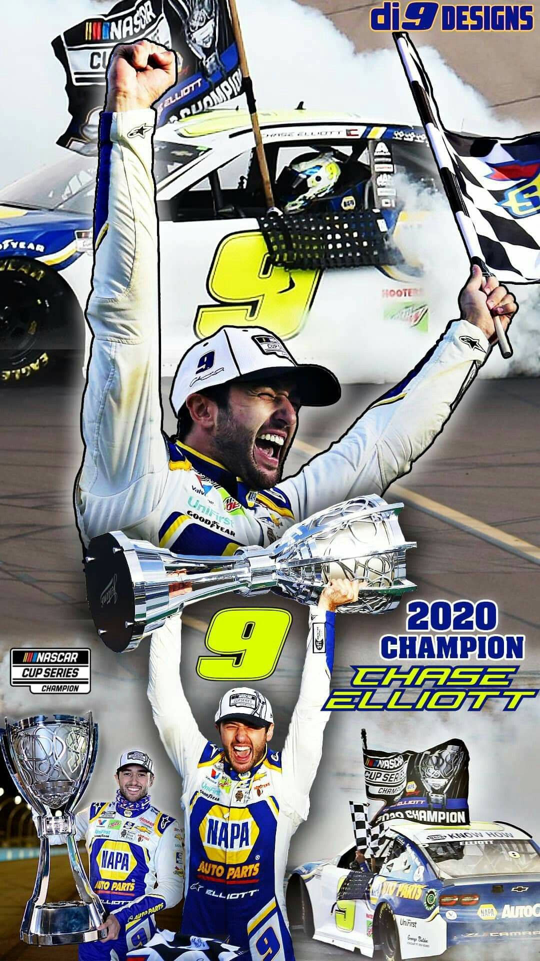 Victorious Chase Elliott Celebration