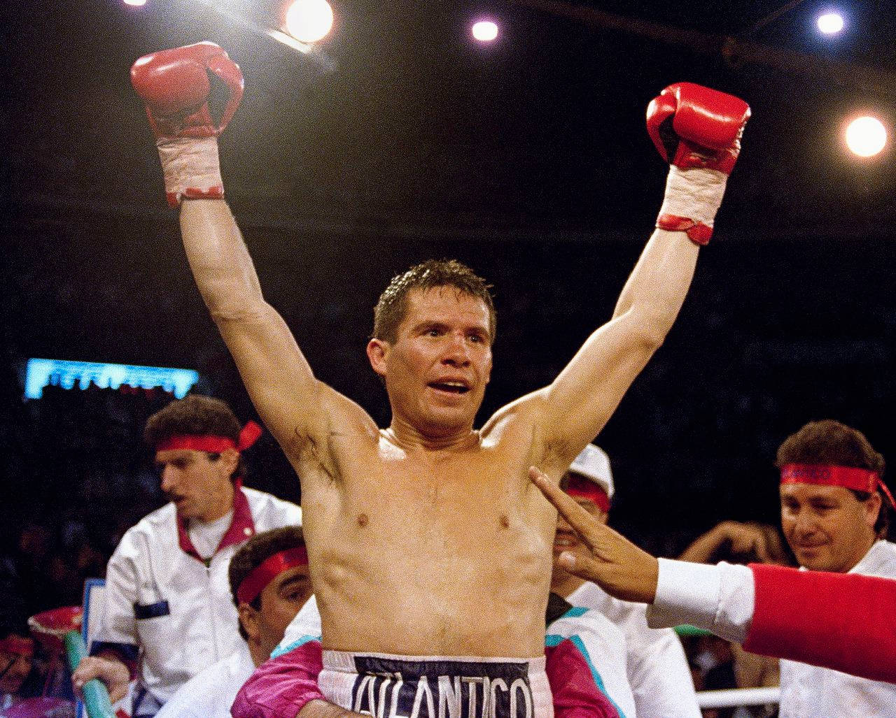 Victorious Julio Cesar Chavez