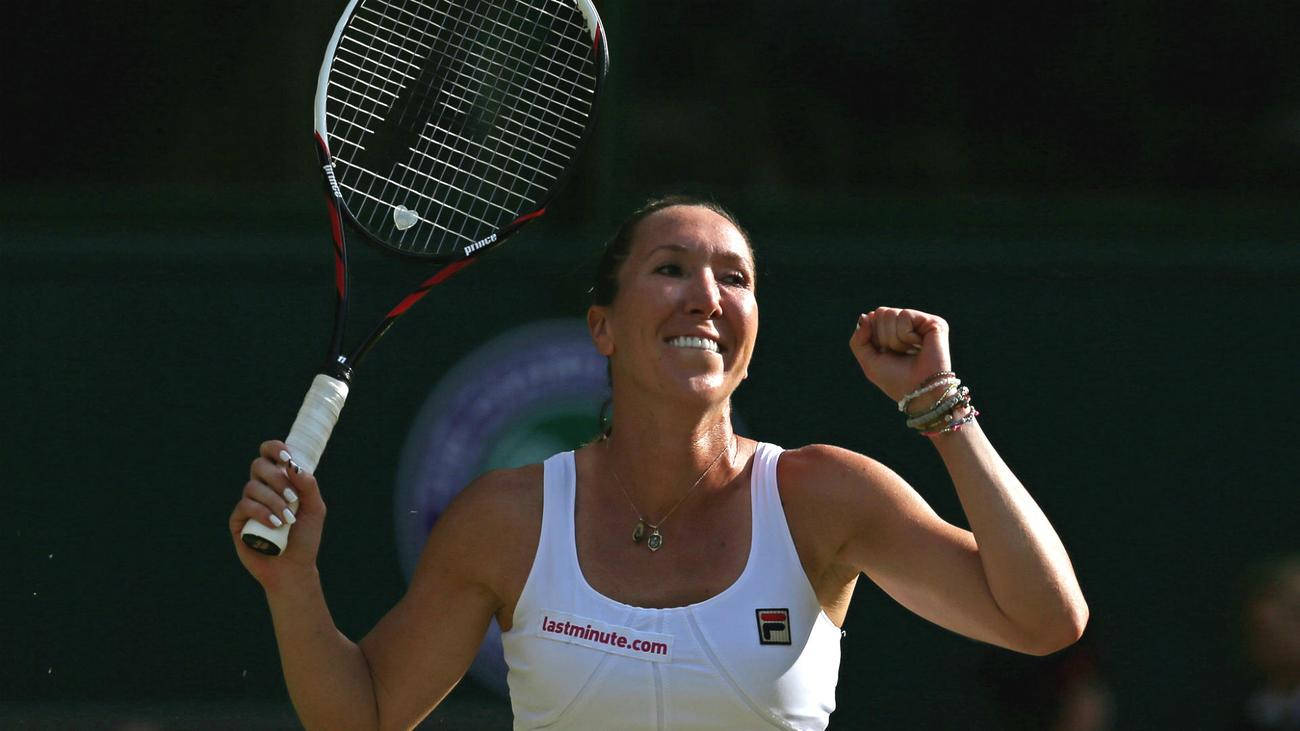 Victorious Moment Of Jelena Jankovic Background