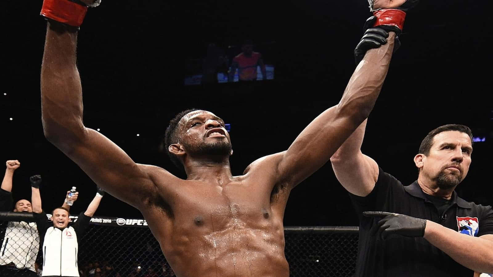 Victorious Neil Magny Background