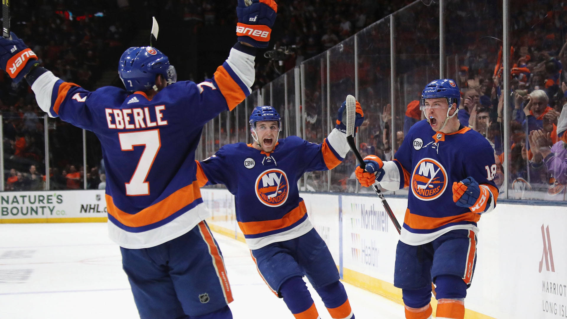 Victorious New York Islanders Players