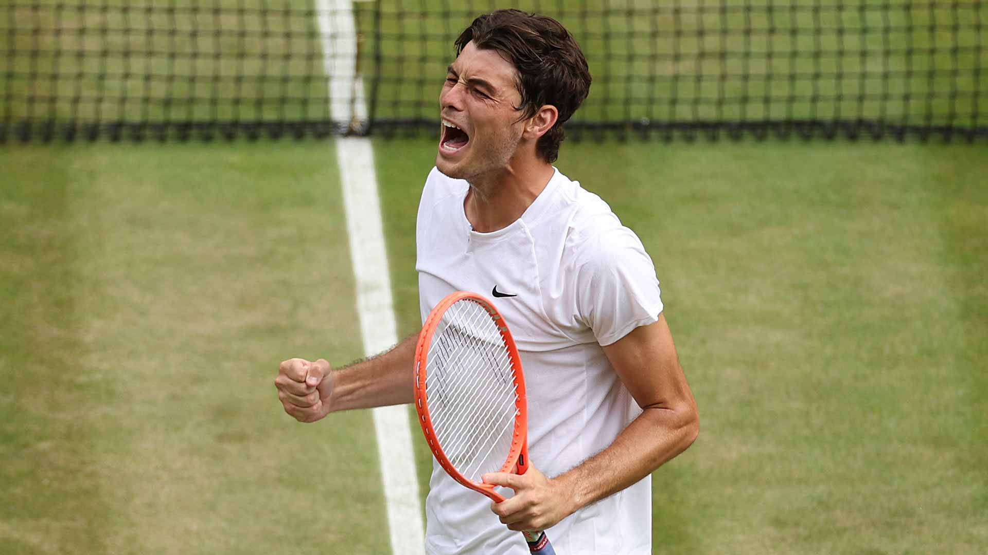 Victorious Shout - Taylor Fritz In His Moment Of Triumph