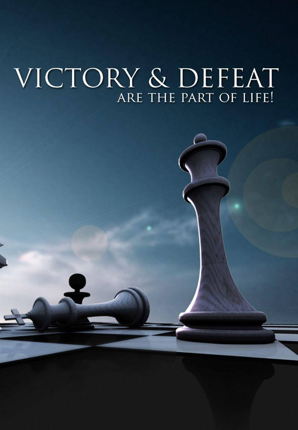 Victory And Defeat Quotation Background
