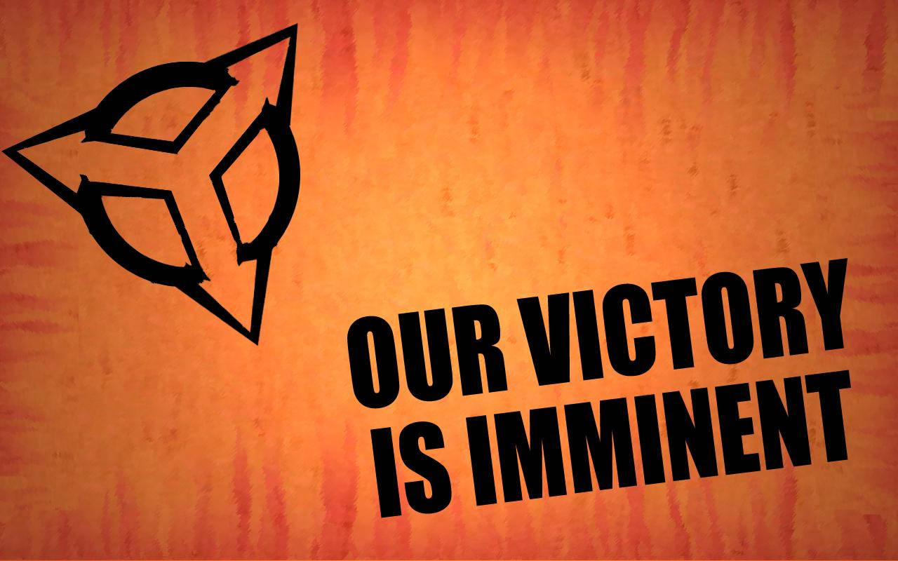 Victory Orange Background Background