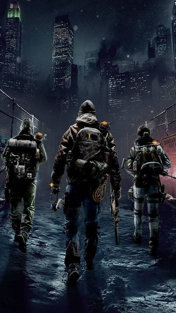 Video Game Agents The Division Phone Background