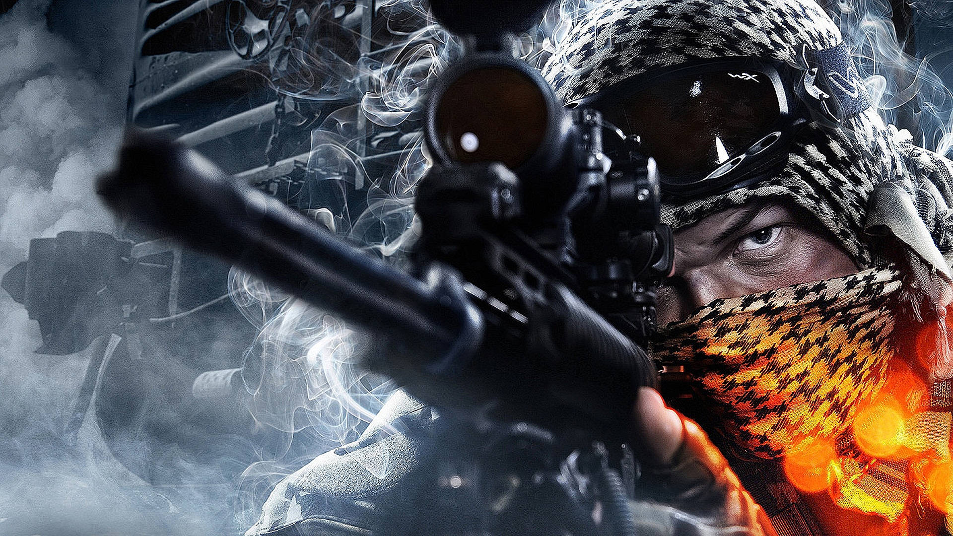 Video Game Battlefield 3 Soldier Background