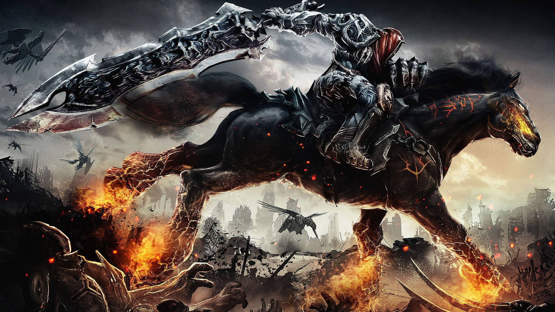 Video Game Darksiders Characters War And Ruin