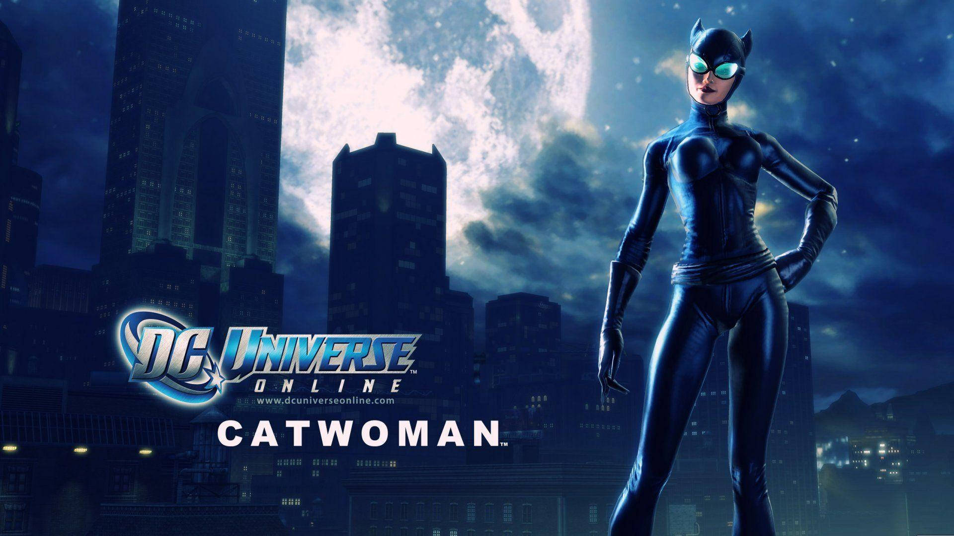 Video Game Dc Universe Online Catwoman Loading Screen