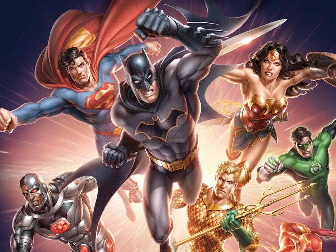 Video Game Dc Universe Online Raged Superheroes Illustration