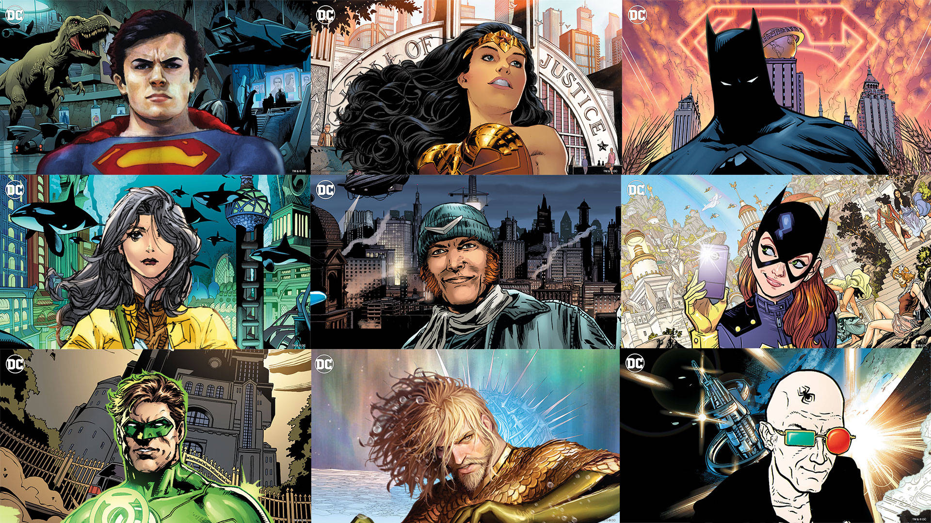 Video Game Dc Universe Online Superheroes Comic Collage