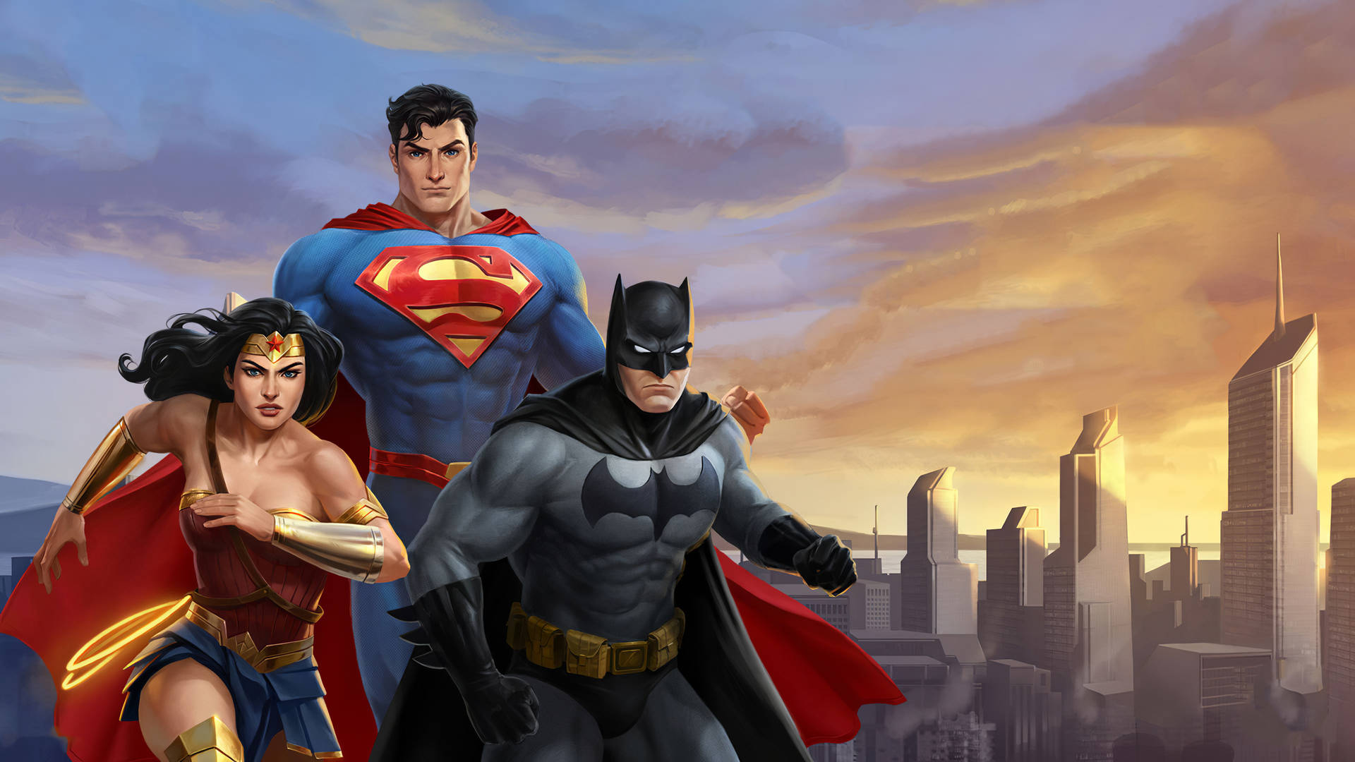 Video Game Dc Universe Online Trinity Fanart Background