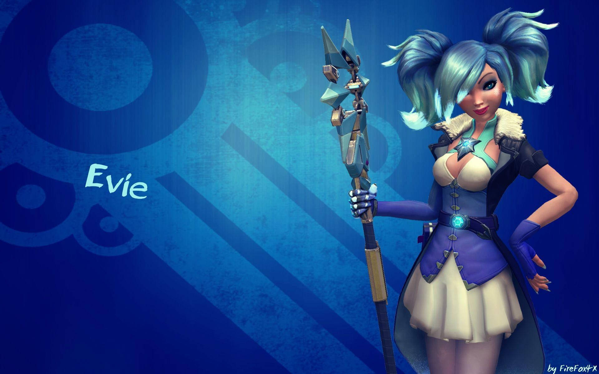 Video Game Paladins Evie Default Skin Poster