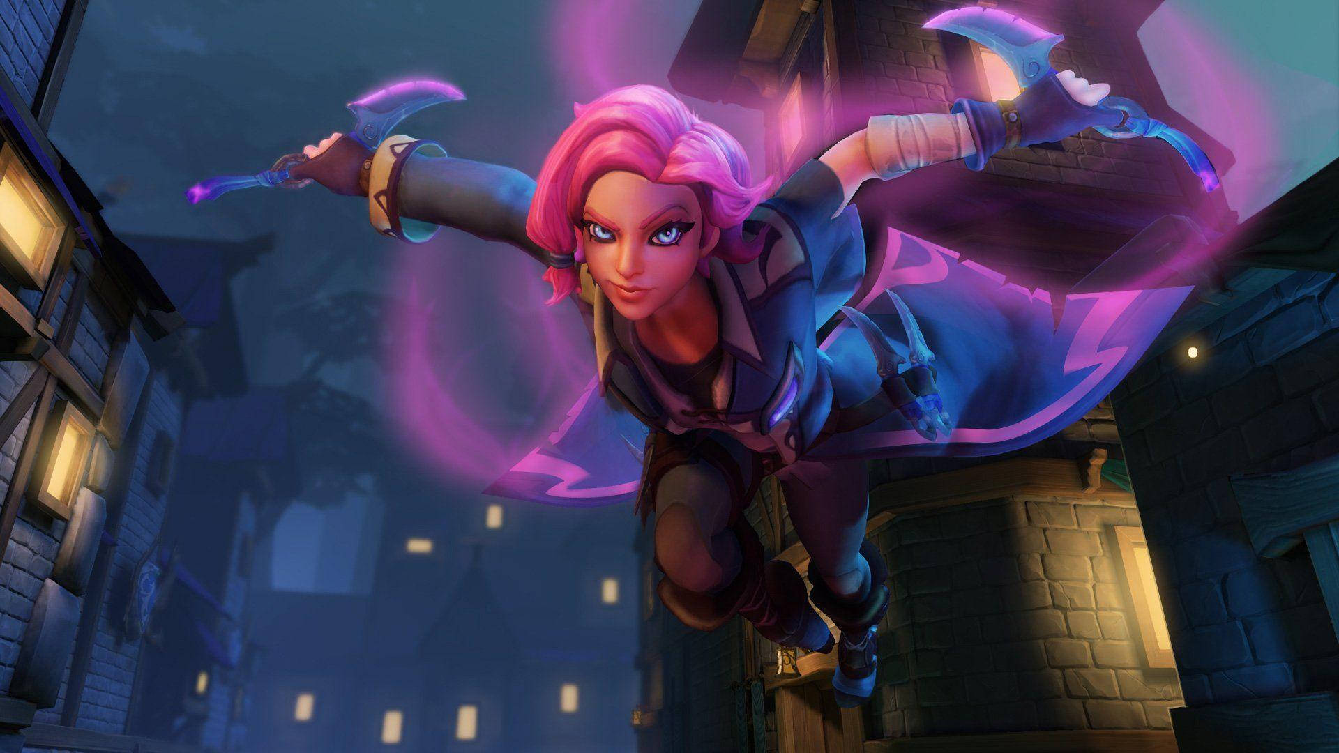 Video Game Paladins Maeve With Pounce And Daggers