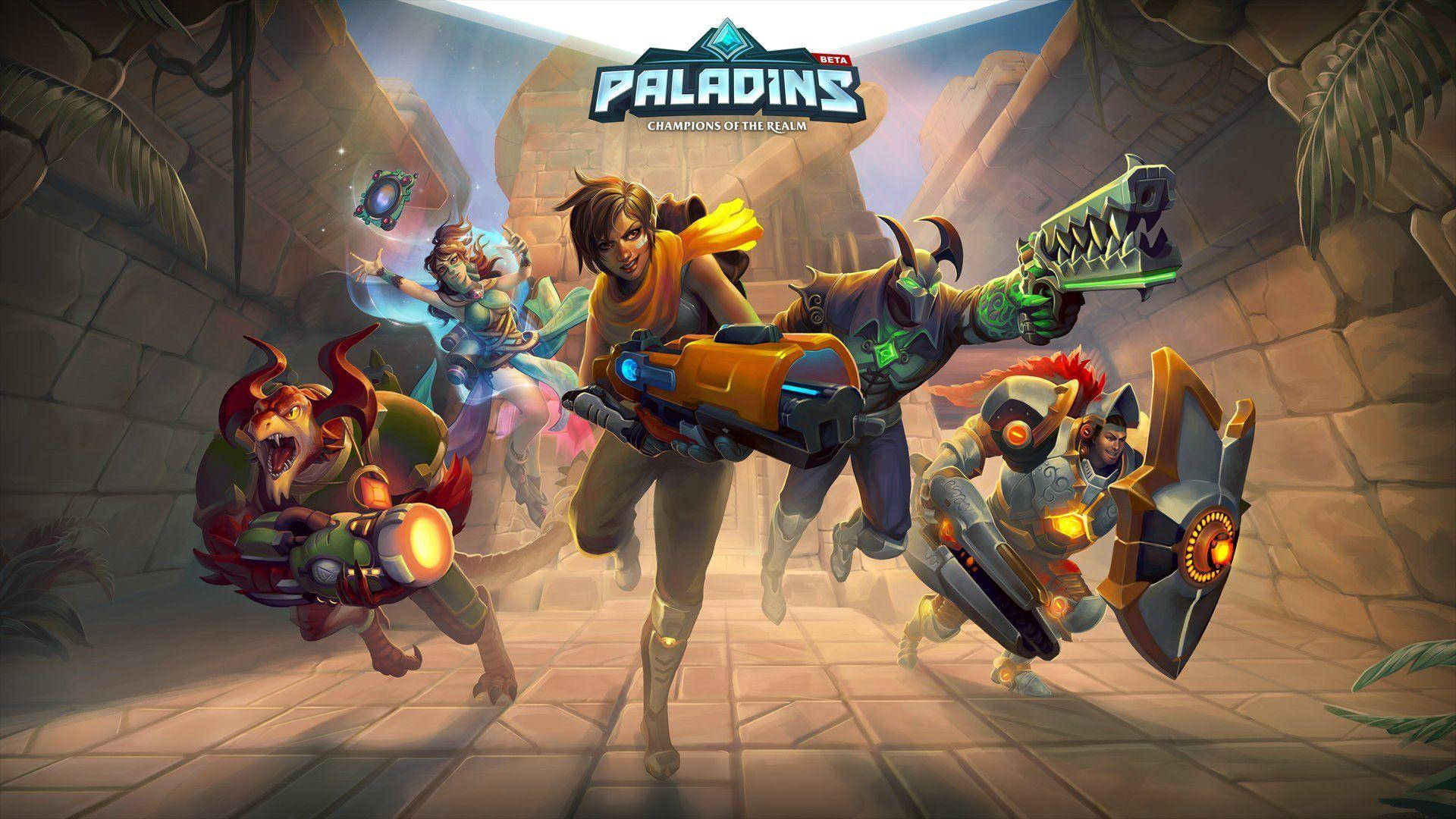 Video Game Paladins Running Champions Lore