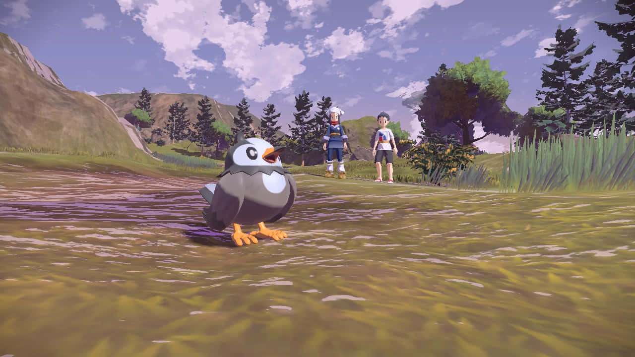 Video Game Starly Background