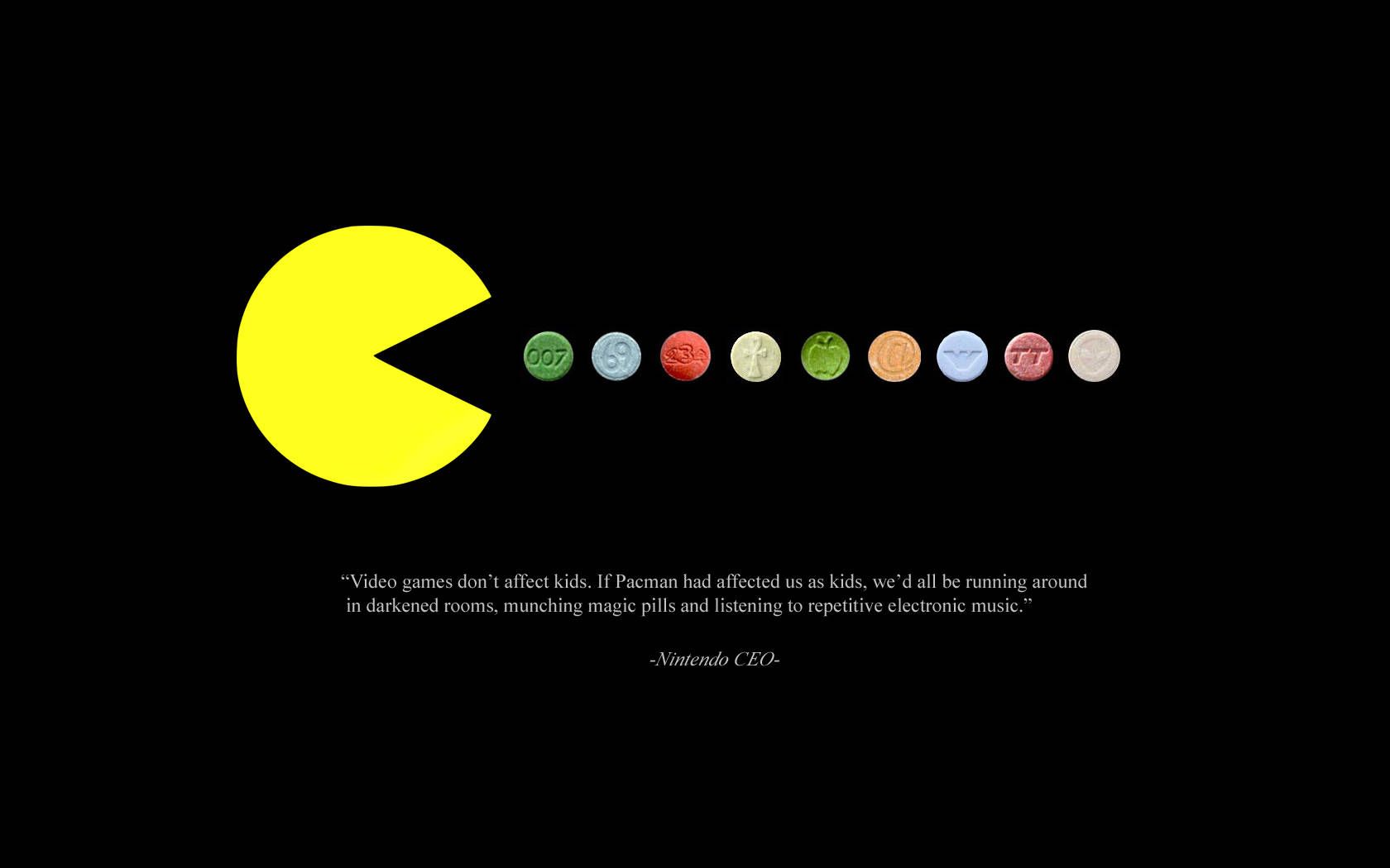 Video Games Nintendo Quote Background