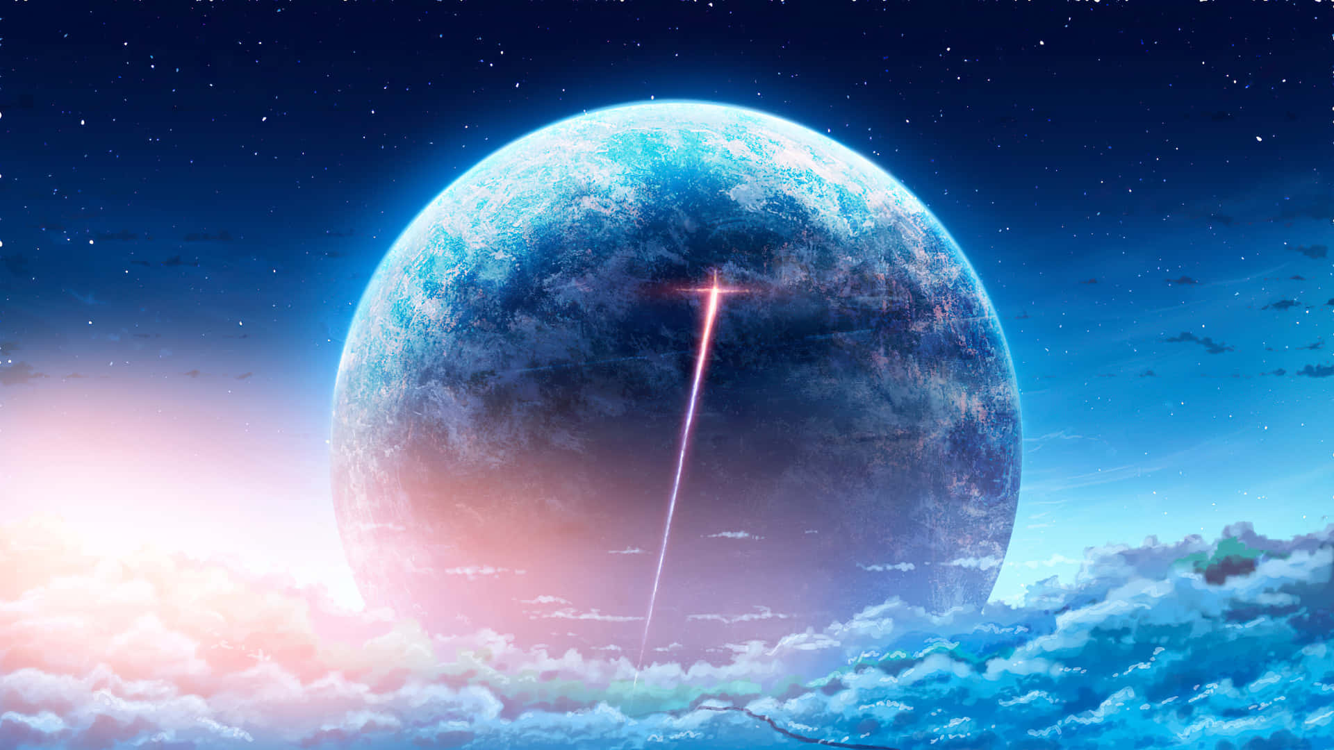 View Of Earth From Outer Space Background