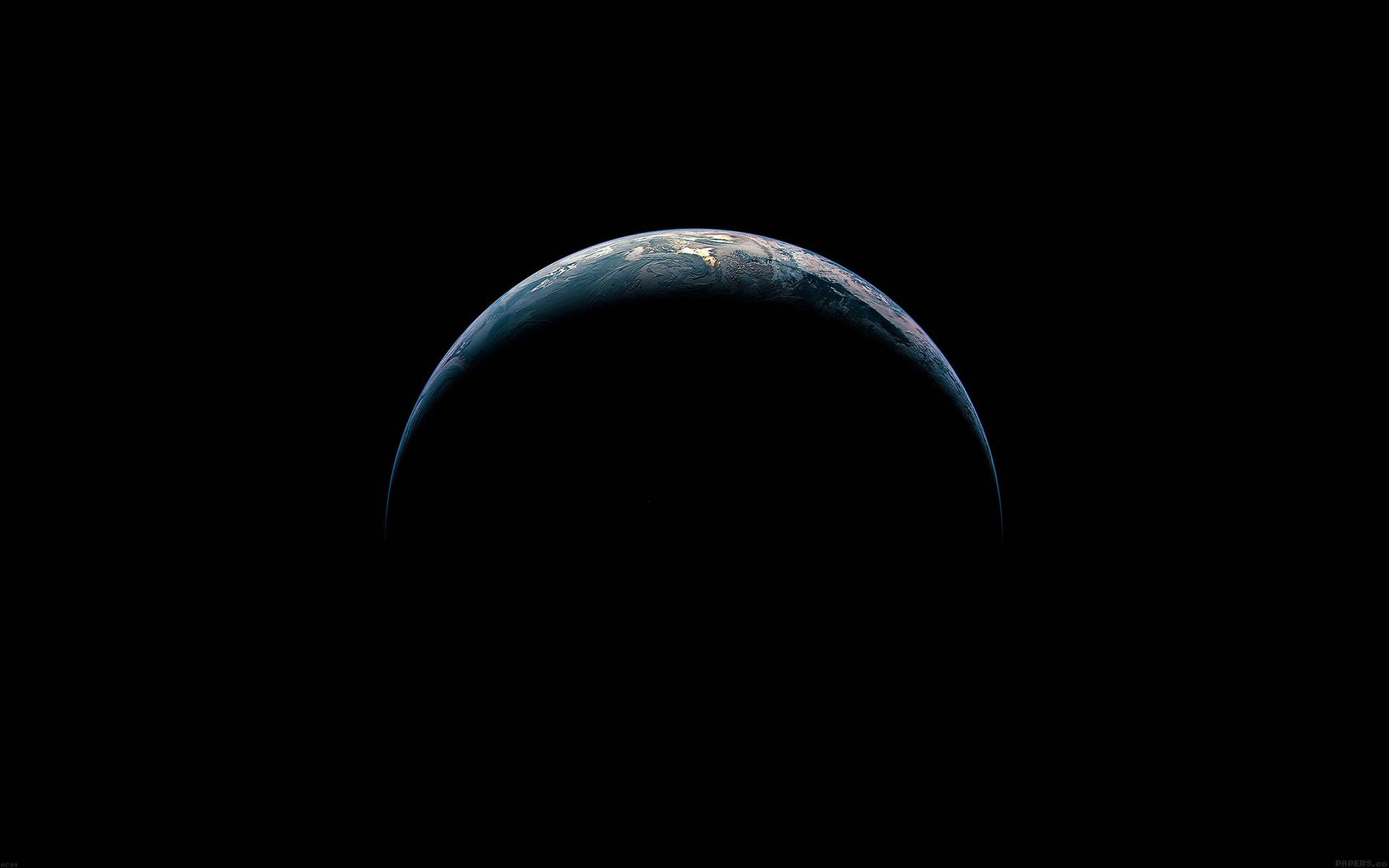 View Of Earth From The Sky Background
