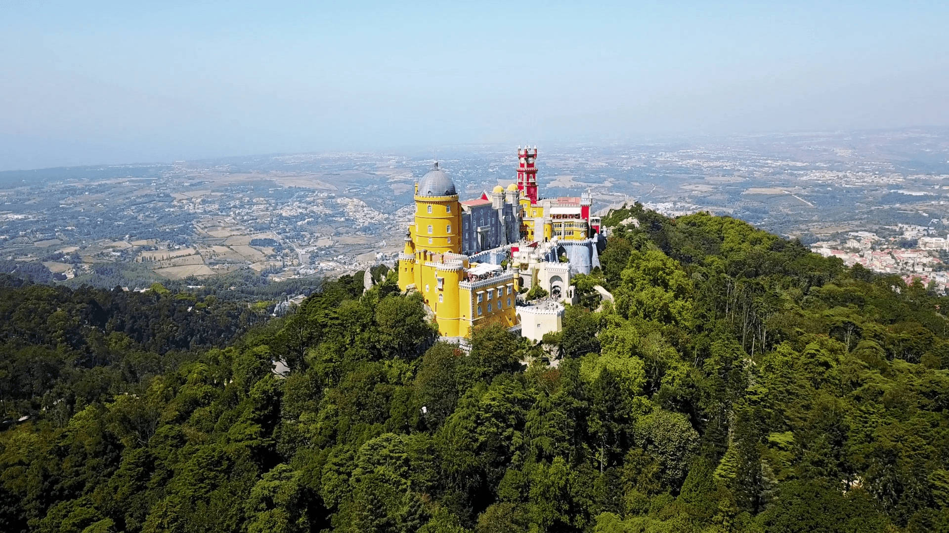 View Of Pena Palace Sintra