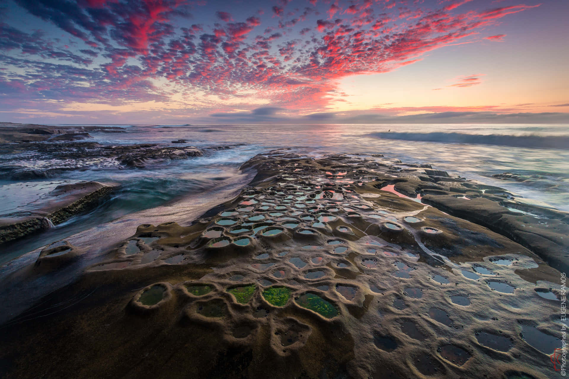 View Of The Southern California Coast Background