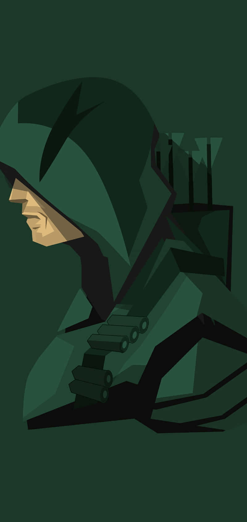 Vigilant Green Arrow - Iphone Wallpaper Background