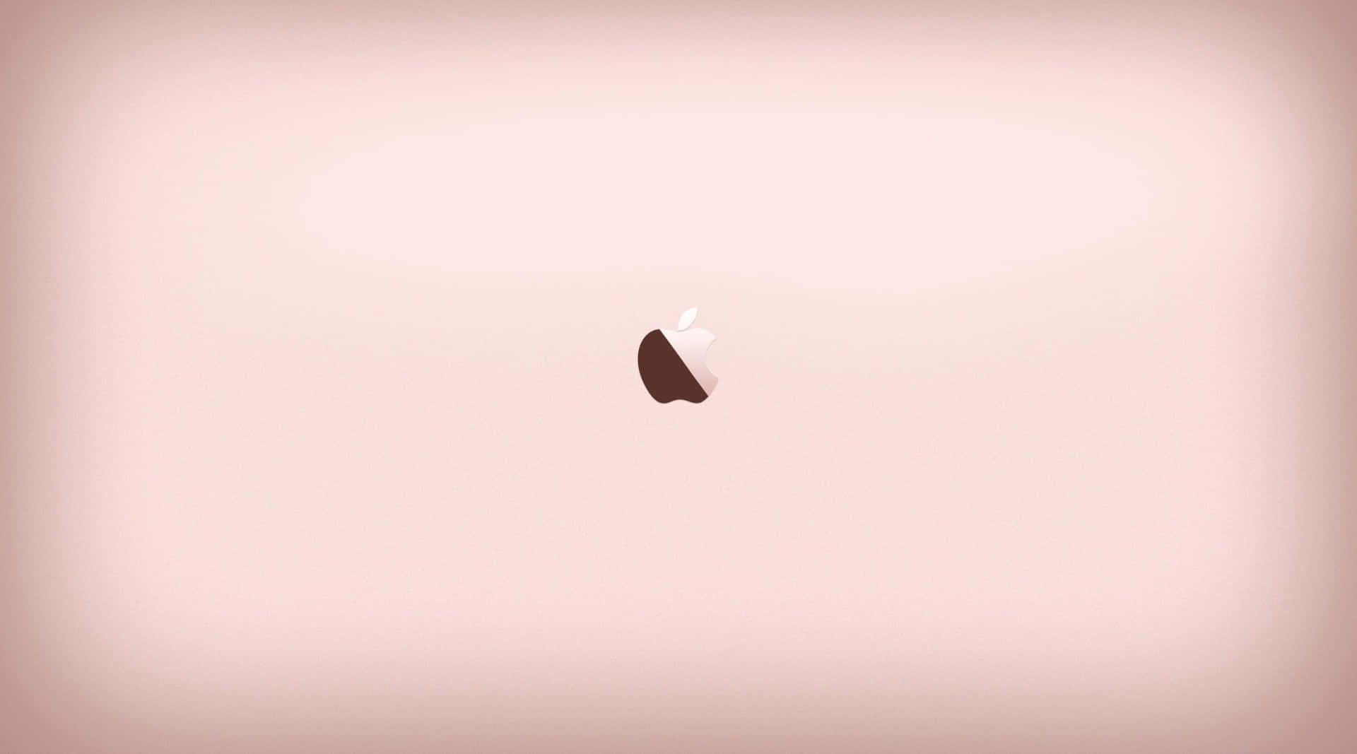 Vignette Style Rose Gold Apple Background