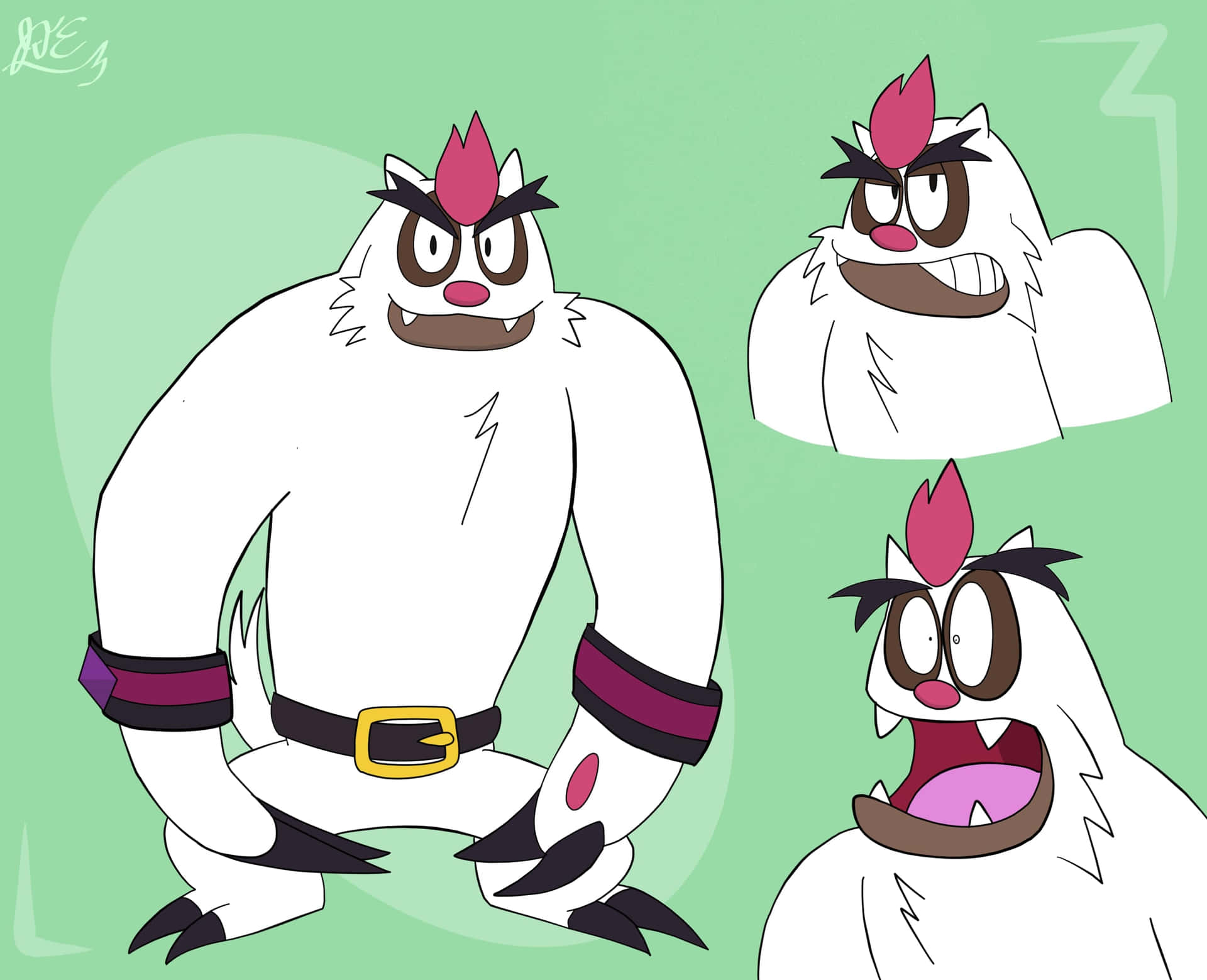 Vigoroth Green Background