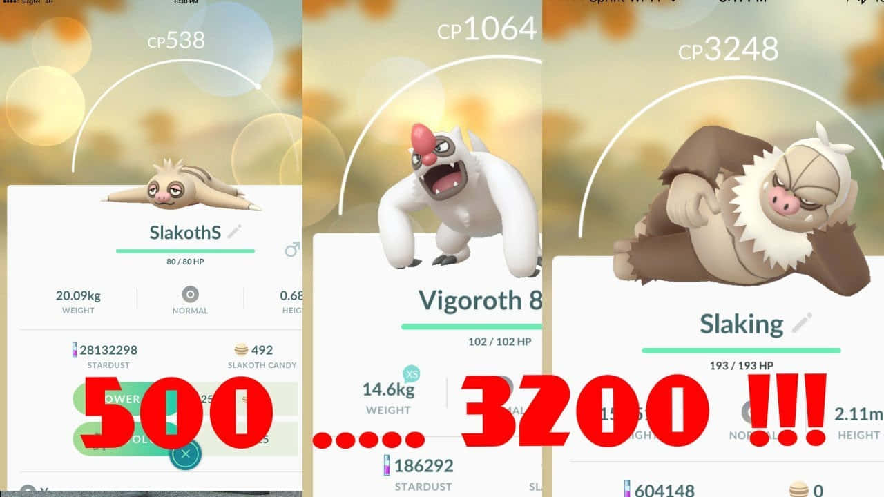 Vigoroth Pokemon Go Background