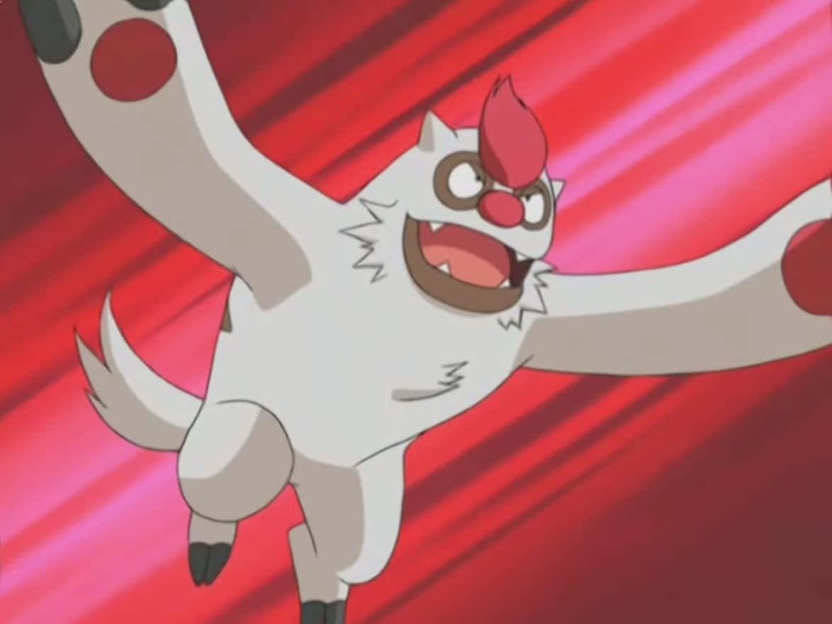 Vigoroth Red Background