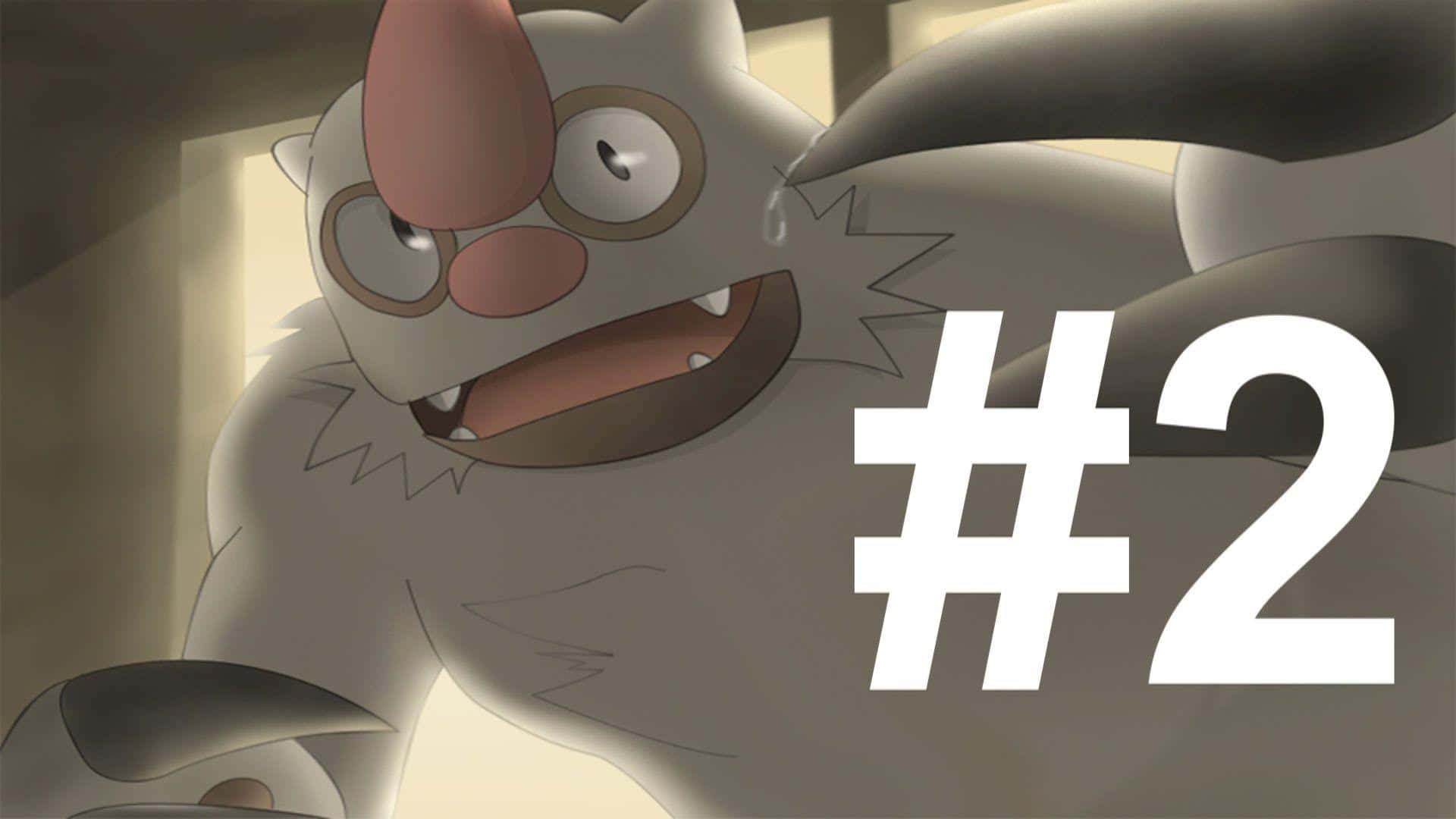Vigoroth Shocked Face Background