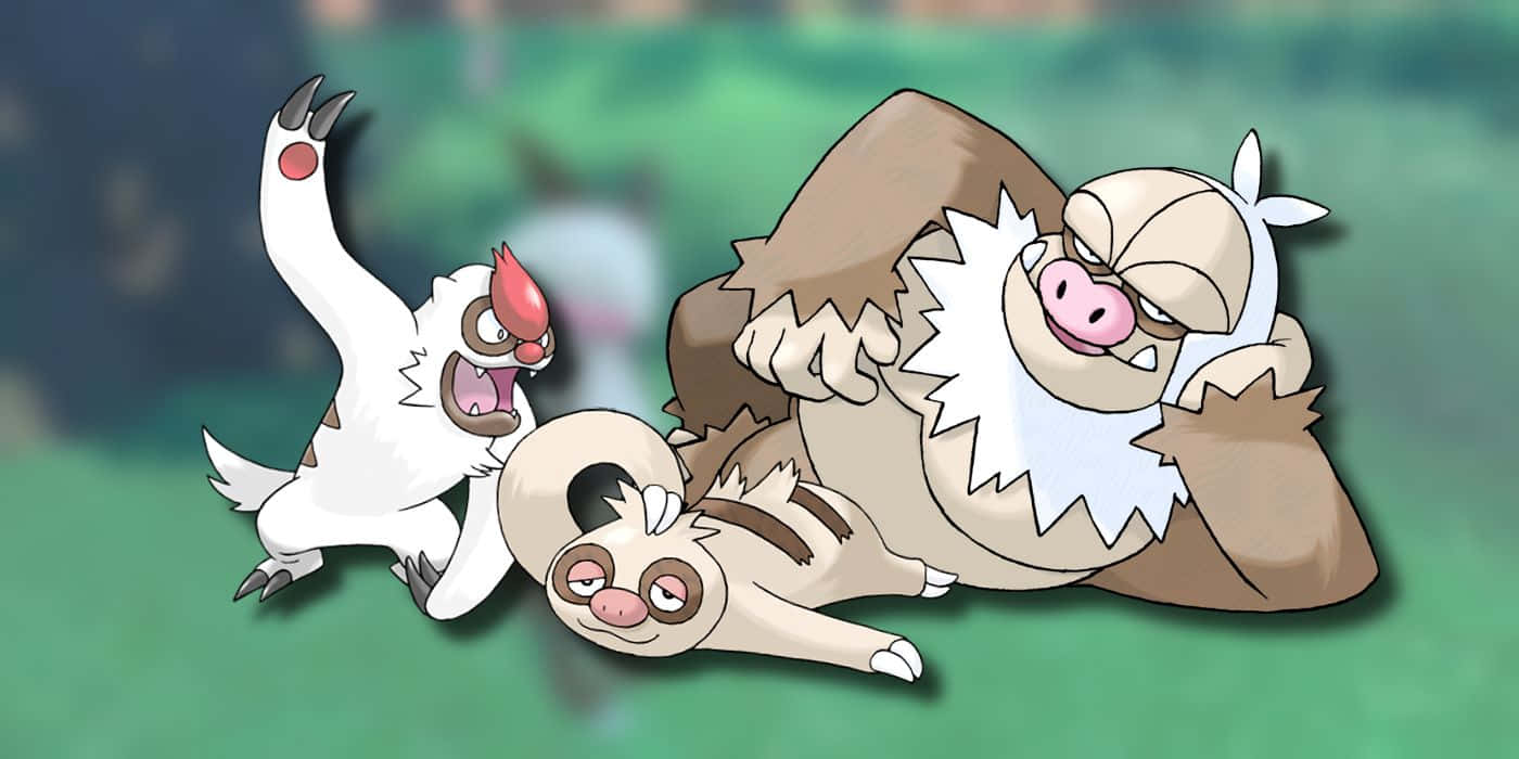Vigoroth The Lazy Sloth Background