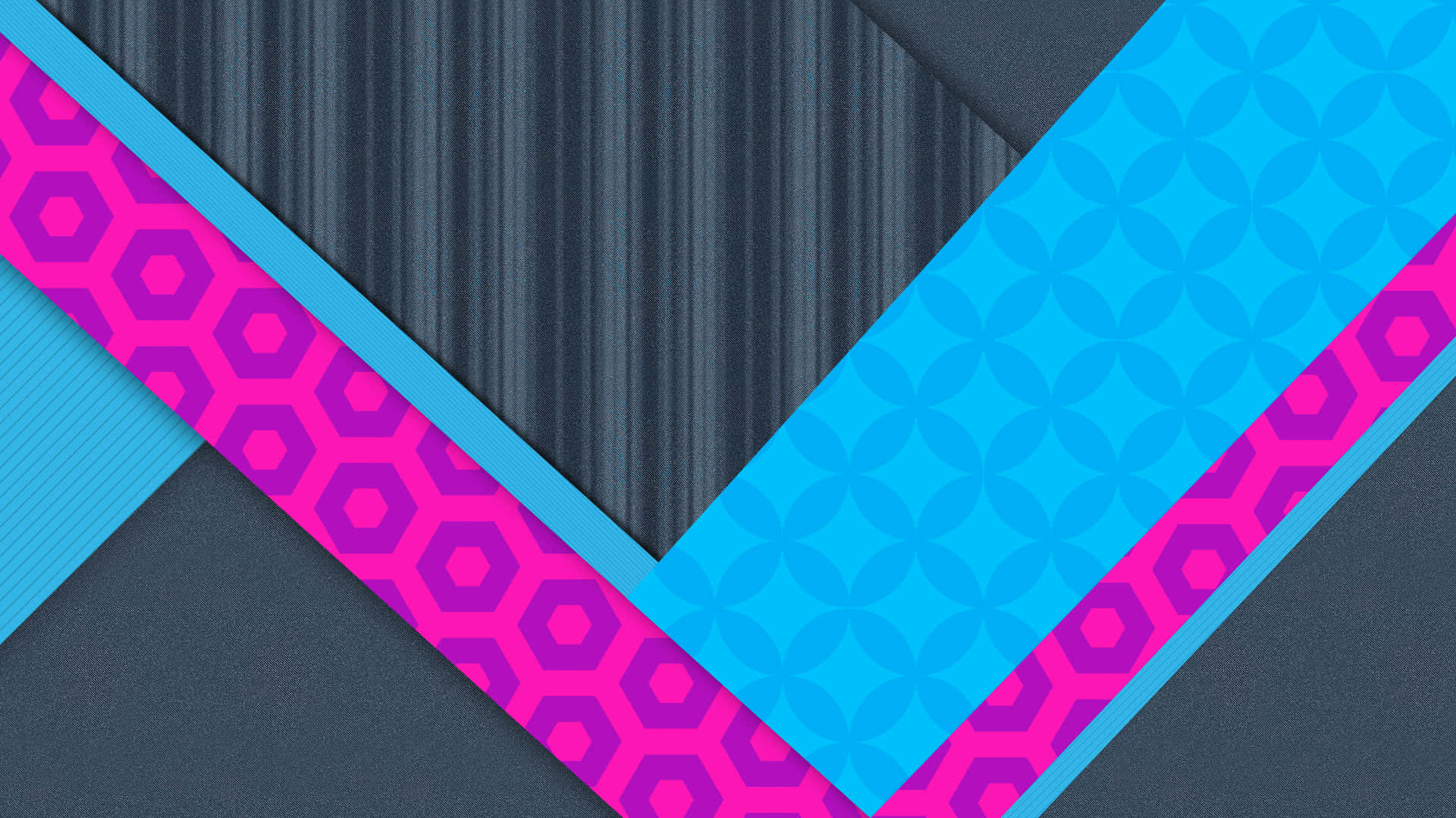Vigorous Abstract Lines Desktop Background