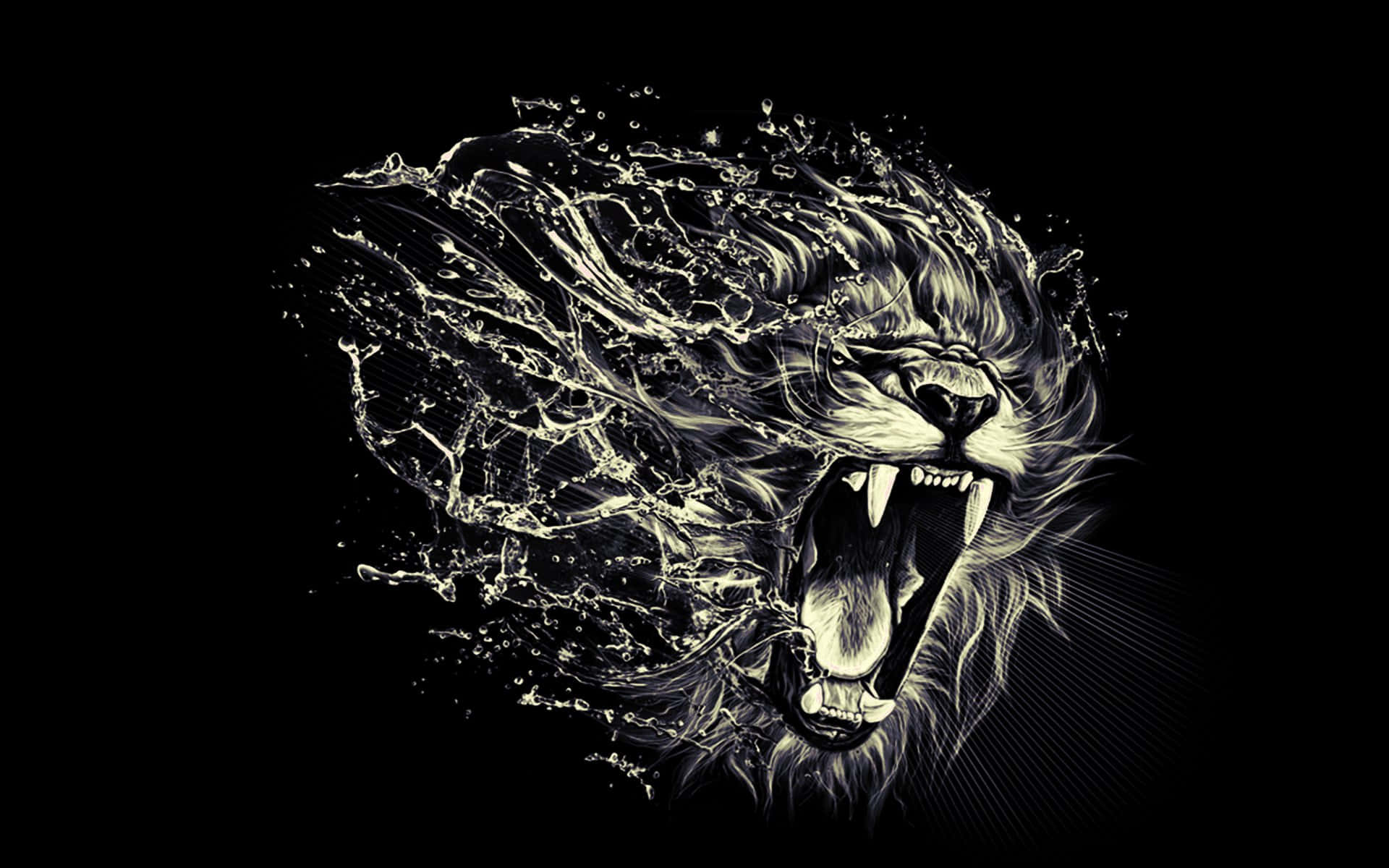 Vigorous Lion Hd Background