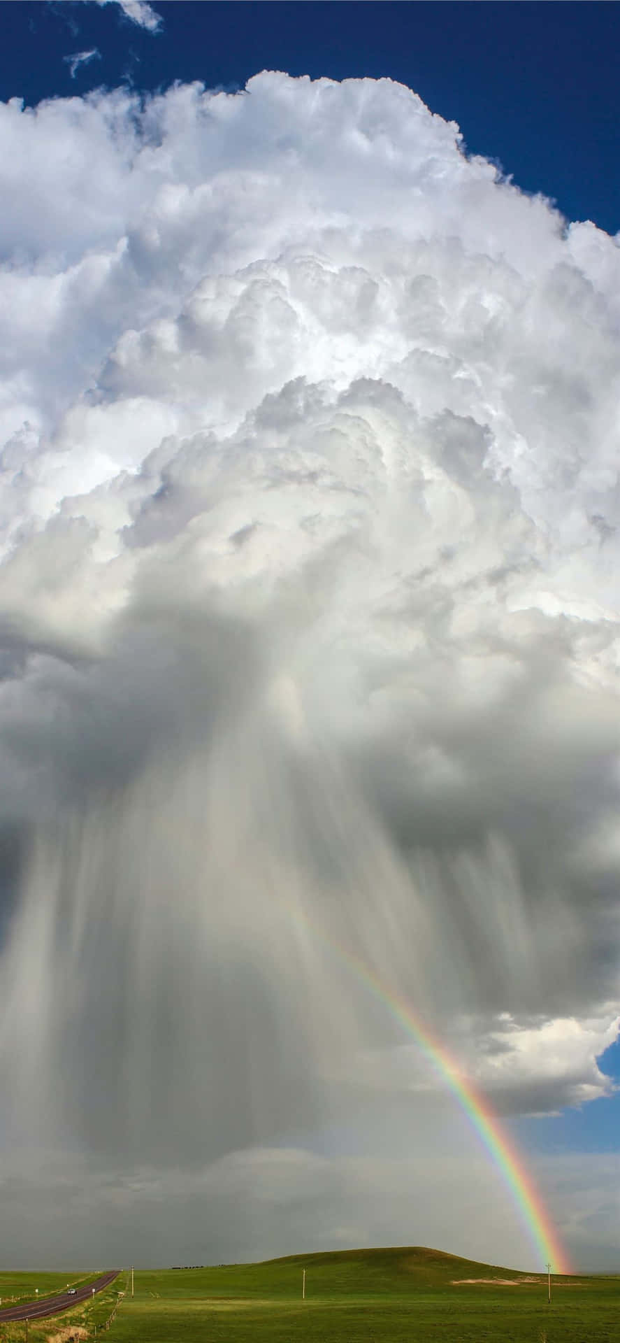 Vigorous Rainbow Phone Background