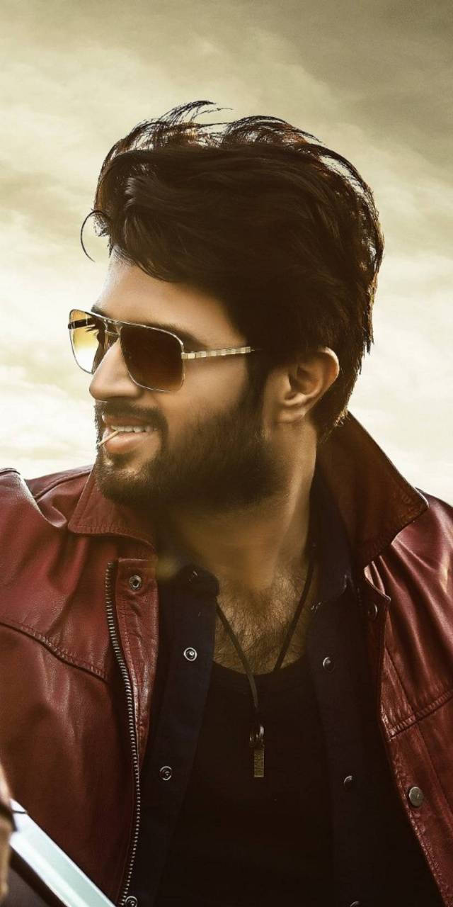 Vijay Devarakonda Brown Leather Jacket