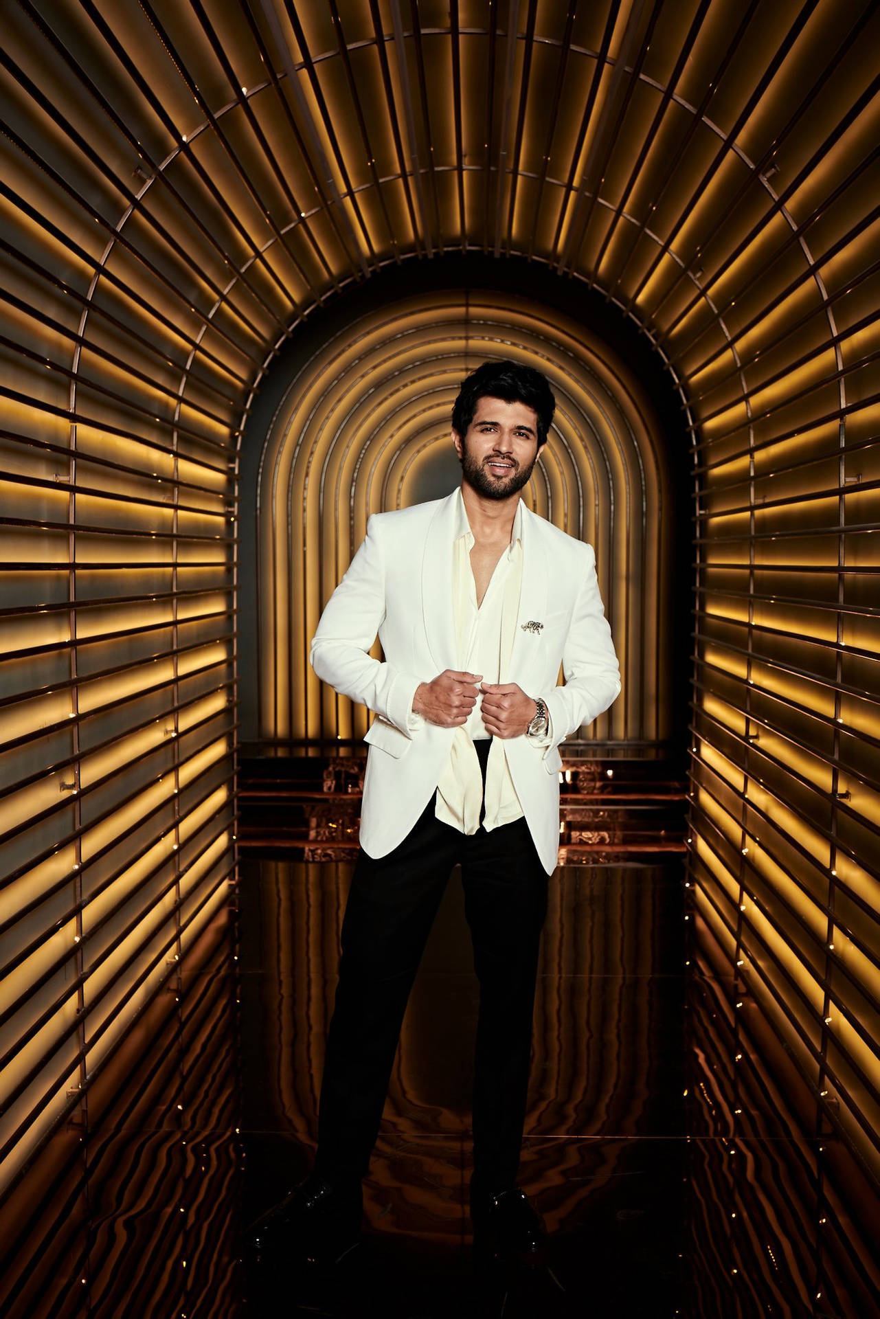 Vijay Devarakonda Monochromatic Look