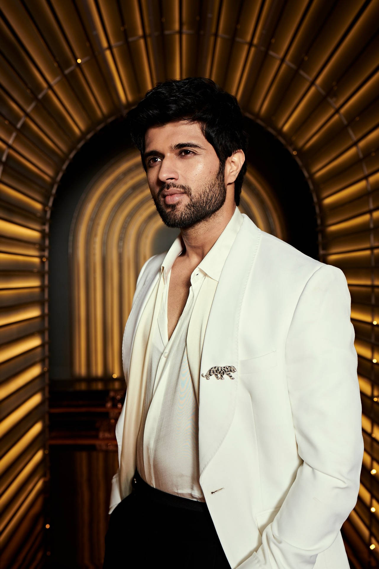 Vijay Devarakonda White Blazer