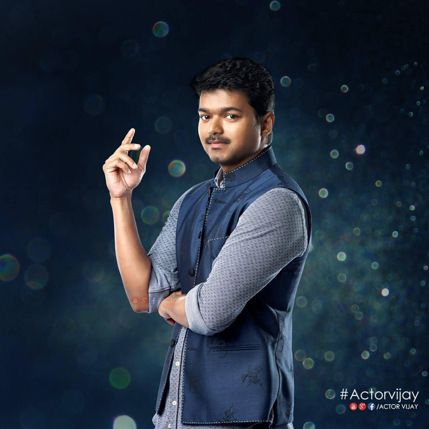 Vijay Hd Portrait Poster Background