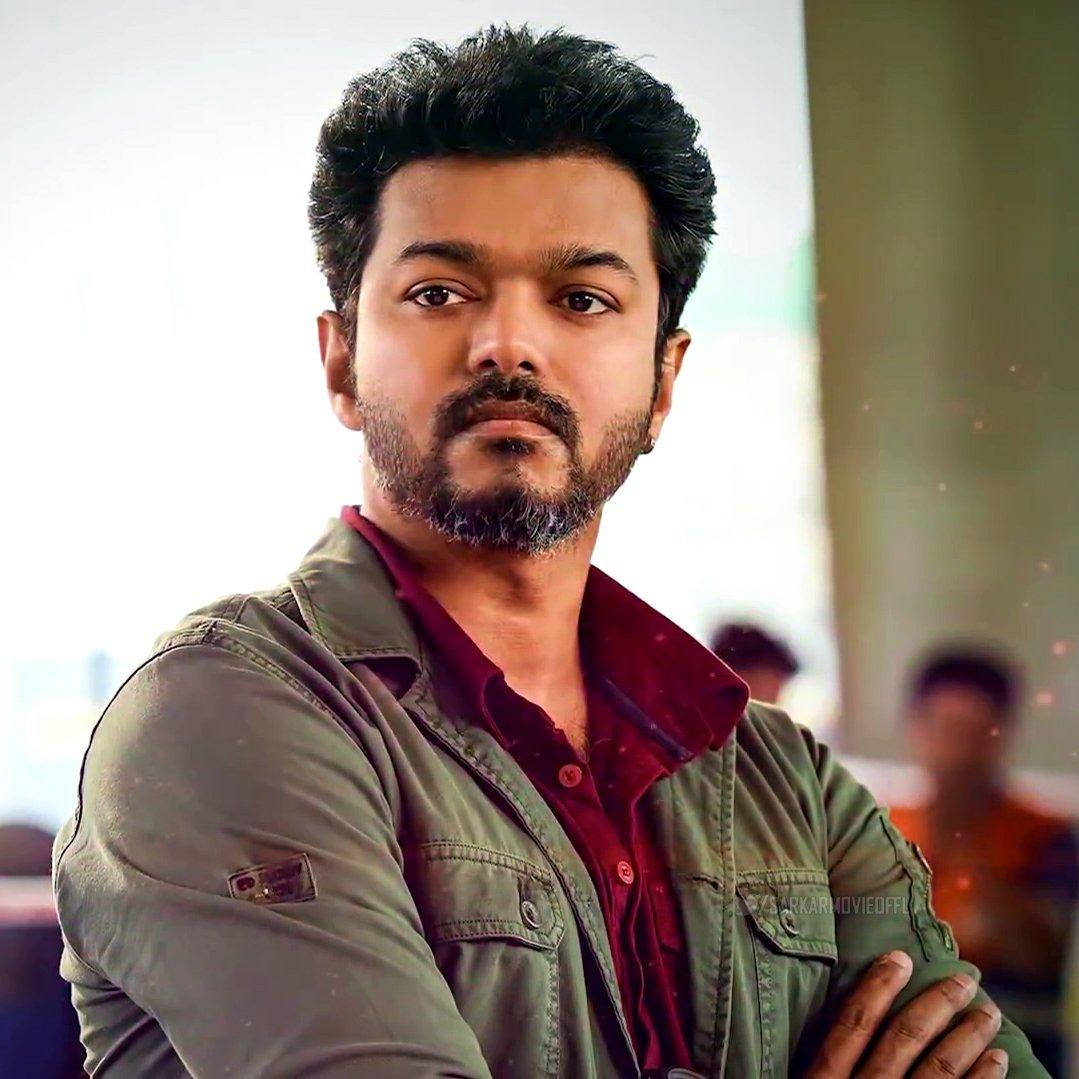 Vijay Hd Serious Look Background