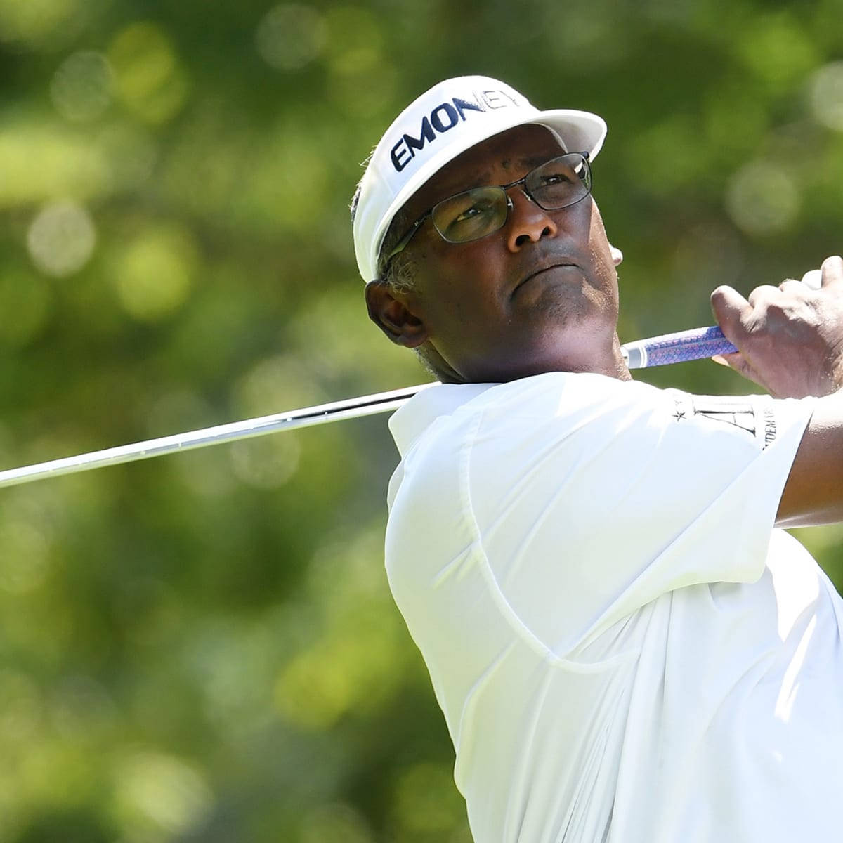 Vijay Singh Golf Club Swing Background