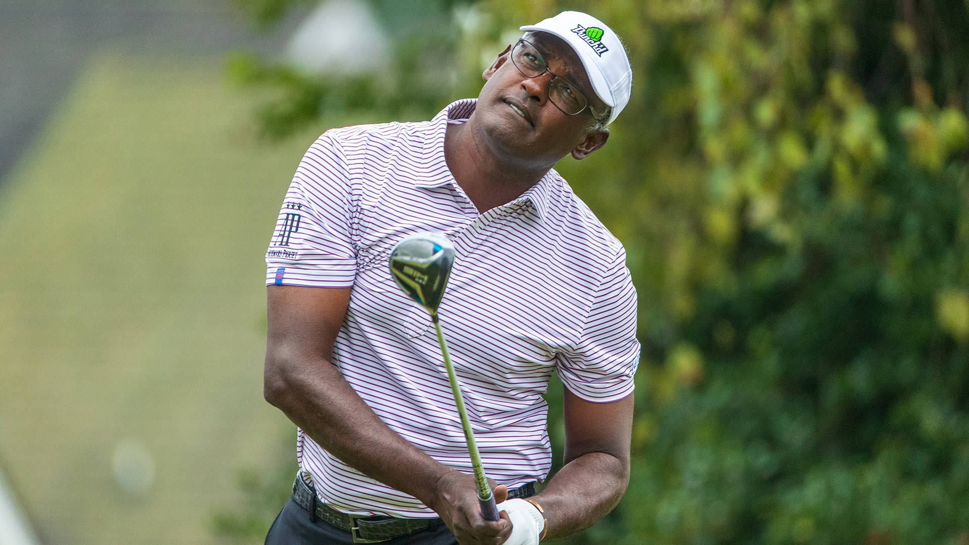 Vijay Singh Looking Above Background