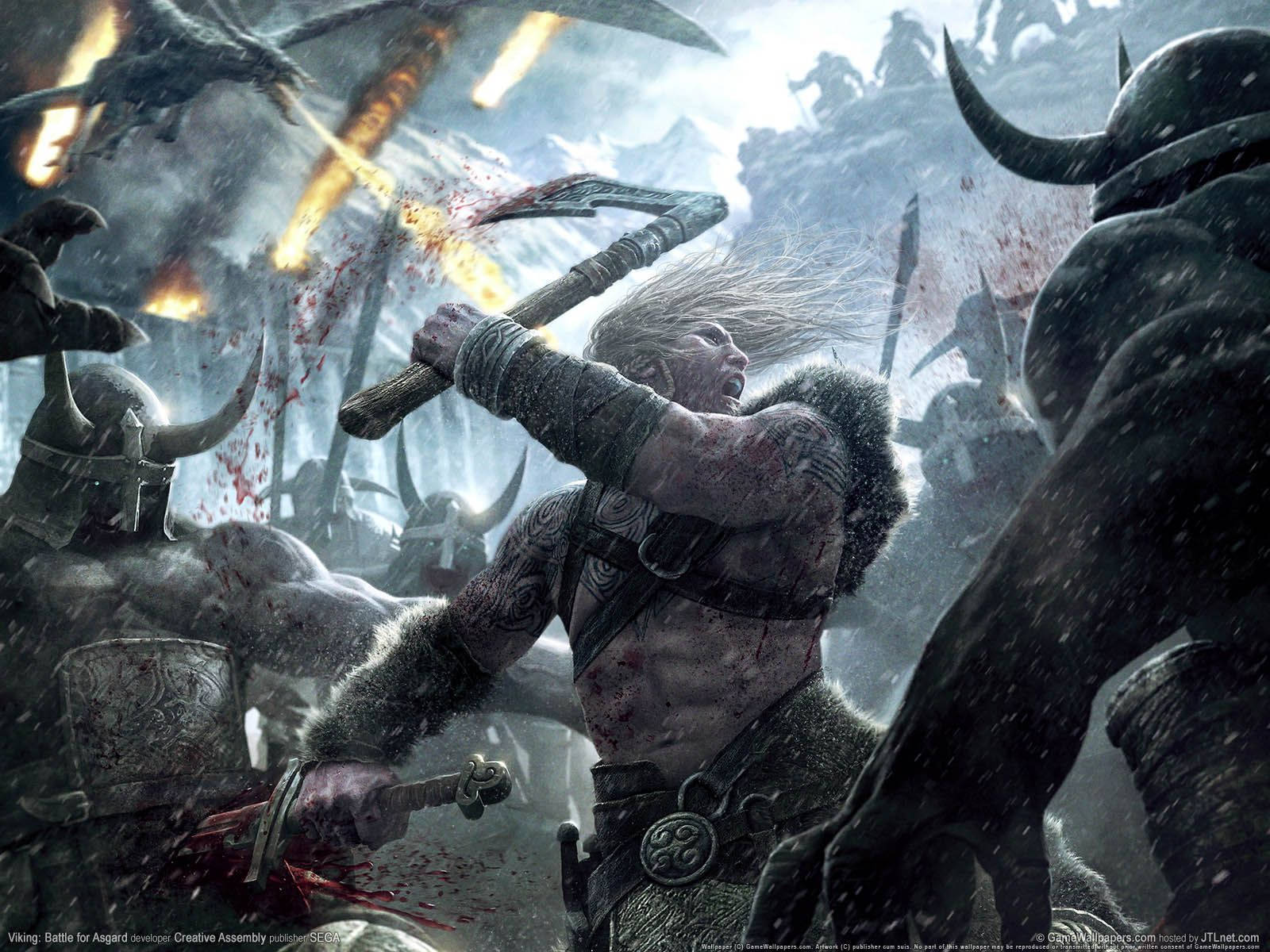 Viking: Battle For Asgard Background
