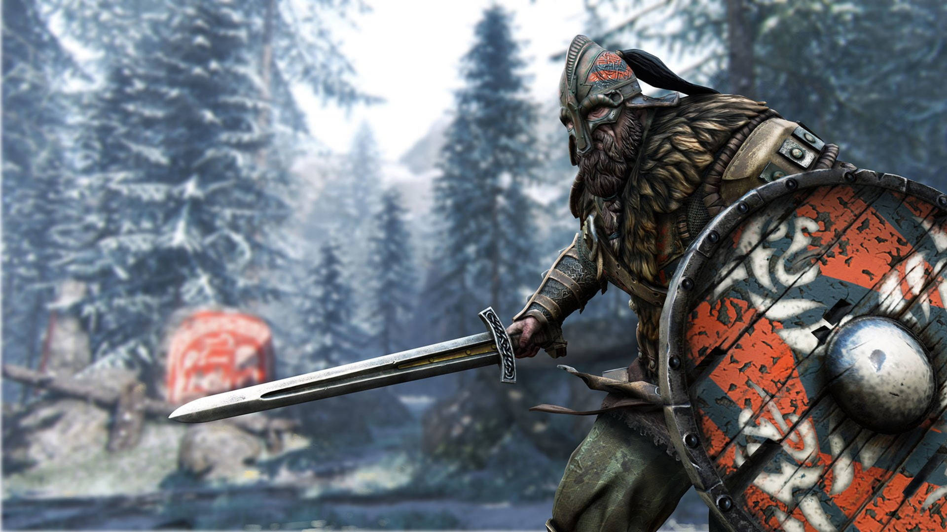 Viking In Forest For Honor 4k