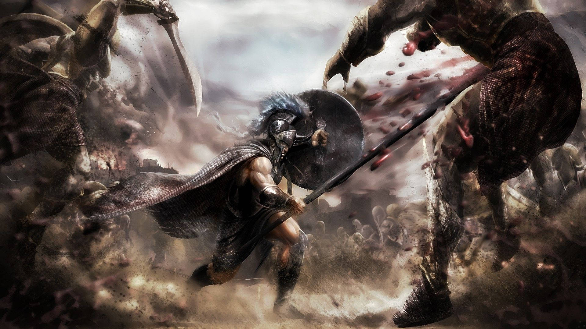 Viking War Hd Background